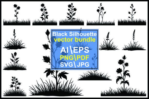 Black Silhouettes of Plants and Grass: A Designer’s Honest Review