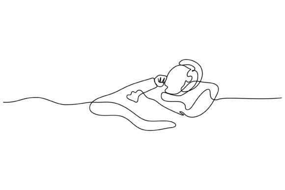 Continuous Line Design of a Patient: A Minimalist Graphic for Versatile Merchandise