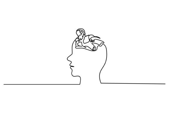 Continuous Line Design of Philosophical: Clean Graphics for Thoughtful Content