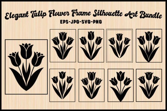 Elegant Tulip Graphics & Illustrations for Branding and Creative Projects