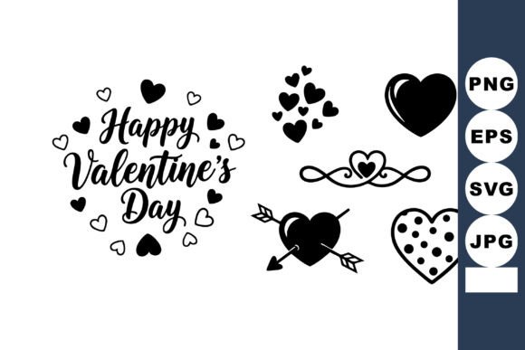 Valentines Day Hearts and Love Symbols V – Sweet Graphics for Crafters & Etsy Sellers