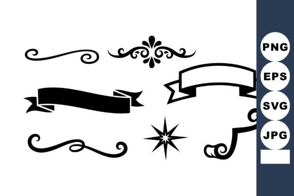 Vintage Ribbon Banner Design Elements Review for Real Embroidery Use